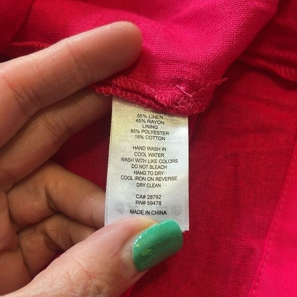 NWT House Of Harlow 1960 Magenta Puff Sleeve Mini Dress Size 4 - Picture 10 of 15